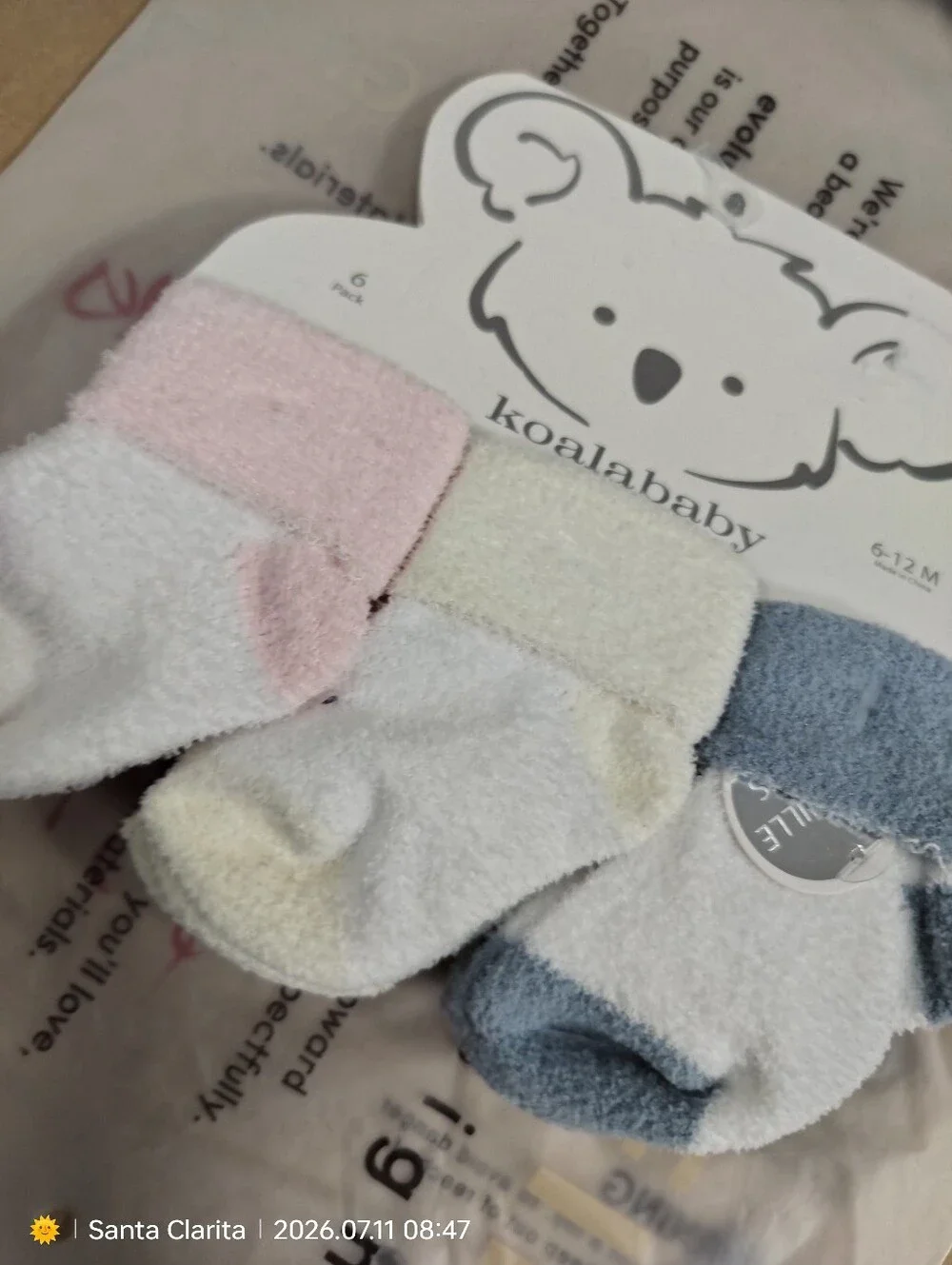 KoalaBaby Cozy Chenille Baby Socks - Multi Color Pack - Bundle